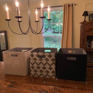 3-pack Fabric Cube Storage Bins (13") - Threshold